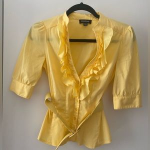 Bebe Top / Blouse with belt - XXS